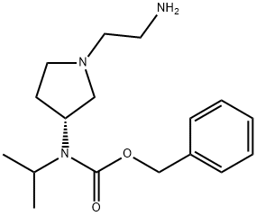 [(R)-1-(2-AMino-ethyl)-pyrrolidin-3-yl]-isopropyl-carbaMic acid benzyl ester Structure