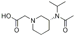 [(R)-3-(Acetyl-isopropyl-aMino)-piperidin-1-yl]-acetic acid Structure