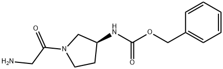 [(S)-1-(2-AMino-acetyl)-pyrrolidin-3-yl]-carbaMic acid benzyl ester Structure