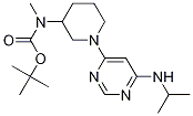 [1-(6-IsopropylaMino-pyriMidin-4-yl)-piperidin-3-yl]-Methyl-carbaMic acid tert-butyl ester 구조식 이미지