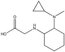 [2-(Cyclopropyl-Methyl-aMino)-cyclohexylaMino]-acetic acid Structure