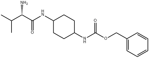 [4-((S)-2-AMino-3-Methyl-butyrylaMino)-cyclohexyl]-carbaMic acid benzyl ester Structure