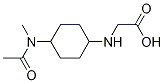 [4-(Acetyl-Methyl-aMino)-cyclohexylaMino]-acetic acid 구조식 이미지