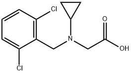 [Cyclopropyl-(2,6-dichloro-benzyl)-aMino]-acetic acid Structure