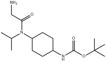 {4-[(2-AMino-acetyl)-isopropyl-aMino]-cyclohexyl}-carbaMic acid tert-butyl ester Structure