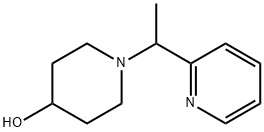 1-(1-Pyridin-2-yl-ethyl)-piperidin-4-ol Structure