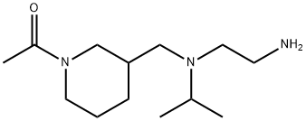 1-(3-{[(2-AMino-ethyl)-isopropyl-aMino]-Methyl}-piperidin-1-yl)-ethanone 구조식 이미지