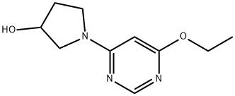 1-(6-에톡시-피리미딘-4-일)-피롤리딘-3-올 구조식 이미지
