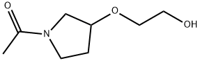 1-[3-(2-Hydroxy-ethoxy)-pyrrolidin-1-yl]-ethanone 구조식 이미지