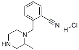 2-(2-Methyl-piperazin-1-ylMethyl)-benzonitrile hydrochloride Structure