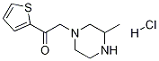 2-(3-Methyl-piperazin-1-yl)-1-thiophen-2-yl-ethanone hydrochloride 구조식 이미지