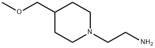 2-(4-MethoxyMethyl-piperidin-1-yl)-ethylaMine 구조식 이미지