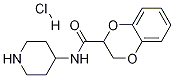 2,3-Dihydro-benzo[1,4]dioxine-2-carboxylic acid piperidin-4-ylaMide hydrochloride Structure