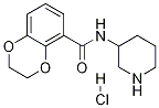 2,3-Dihydro-benzo[1,4]dioxine-5-carboxylic acid piperidin-3-ylaMide hydrochloride Structure