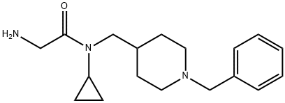 2-AMino-N-(1-benzyl-piperidin-4-ylMethyl)-N-cyclopropyl-acetaMide Structure