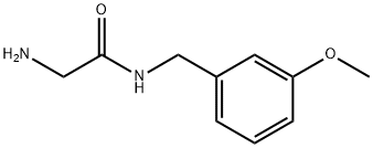 2-AMino-N-(3-Methoxy-benzyl)-acetaMide 구조식 이미지