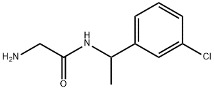 2-AMino-N-[1-(3-chloro-phenyl)-ethyl]-acetaMide Structure