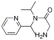 2-AMino-N-isopropyl-N-(1-pyridin-2-yl-ethyl)-acetaMide Structure