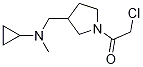 2-Chloro-1-{3-[(cyclopropyl-Methyl-aMino)-Methyl]-pyrrolidin-1-yl}-ethanone Structure