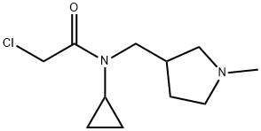 2-Chloro-N-cyclopropyl-N-(1-Methyl-pyrrolidin-3-ylMethyl)-acetaMide Structure