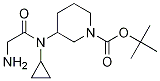 3-[(2-AMino-acetyl)-cyclopropyl-aMino]-piperidine-1-carboxylic acid tert-butyl ester Structure