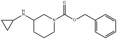 3-CyclopropylaMino-piperidine-1-carboxylic acid benzyl ester Structure