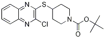 4-(3-Chloro-quinoxalin-2-ylsulfanyl
)-piperidine-1-carboxylic acid tert
-butyl ester 구조식 이미지