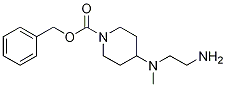 4-[(2-AMino-ethyl)-Methyl-aMino]-piperidine-1-carboxylic acid benzyl ester 구조식 이미지