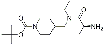 4-{[((S)-2-AMino-propionyl)-ethyl-aMino]-Methyl}-piperidine-1-carboxylic acid tert-butyl ester Structure