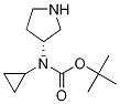 Cyclopropyl-(R)-pyrrolidin-3-yl-carbaMic acid tert-butyl ester Structure