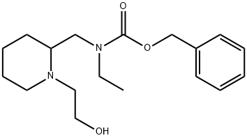 Ethyl-[1-(2-hydroxy-ethyl)-piperidin-2-ylMethyl]-carbaMic acid benzyl ester Structure