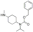 Isopropyl-(4-MethylaMino-cyclohexyl)-carbaMic acid benzyl ester Structure