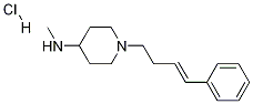 Methyl-[1-((E)-4-phenyl-but-3-enyl)-piperidin-4-yl]-aMine hydrochloride Structure