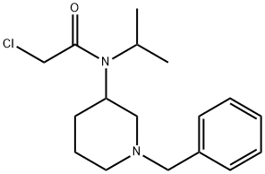 N-(1-Benzyl-piperidin-3-yl)-2-chloro-N-isopropyl-acetaMide Structure
