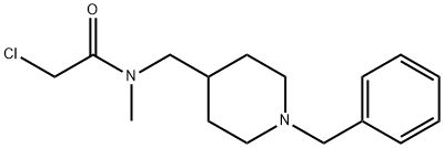 N-(1-Benzyl-piperidin-4-ylMethyl)-2-chloro-N-Methyl-acetaMide Structure