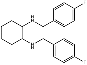 N,N'-Bis-(4-fluoro-benzyl)-cyclohexane-1,2-diaMine Structure