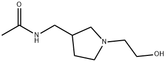 N-[1-(2-Hydroxy-ethyl)-pyrrolidin-3-ylMethyl]-acetaMide 구조식 이미지