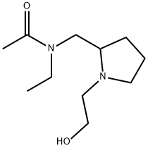 N-Ethyl-N-[1-(2-hydroxy-ethyl)-pyrrolidin-2-ylMethyl]-acetaMide Structure