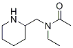 N-Ethyl-N-piperidin-2-ylMethyl-acetaMide Structure