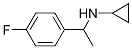 N-[1-(4-fluorophenyl)ethyl]cyclopropanamine 구조식 이미지