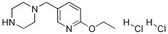 1-(6-Ethoxy-pyridin-3-ylmethyl)-piperazine dihydrochloride 구조식 이미지