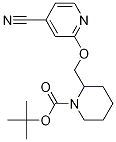 2-(4-Cyano-pyridin-2-yloxymethyl)-piperidine-1-carboxylic acid tert-butyl ester Structure
