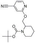 2-(4-Cyano-pyridin-2-yloxymethyl)-piperidine-1-carboxylic acid tert-butyl ester 구조식 이미지