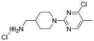 [1-(4-Chloro-5-methyl-pyrimidin-2-yl)-piperidin-4-yl]-methyl-amine hydrochloride Structure