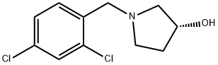 (R)-1-(2,4-Dichloro-benzyl)-pyrrolidin-3-ol 구조식 이미지