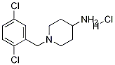 1-(2,5-Dichloro-benzyl)-piperidin-4-ylamine hydrochloride Structure