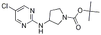 3-(5-Chloro-pyrimidin-2-ylamino)-pyrrolidine-1-carboxylic acid tert-butyl ester Structure