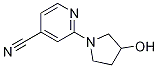 2-(3-Hydroxy-pyrrolidin-1-yl)-isonicotinonitrile Structure