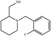 [1-(2-Fluoro-benzyl)-piperidin-2-yl]-methanol 구조식 이미지