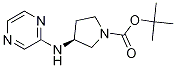 (S)-3-(Pyrazin-2-ylamino)-pyrrolidine-1-carboxylic acid tert-butyl ester Structure